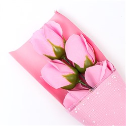 Букет мыльных роз, розовые