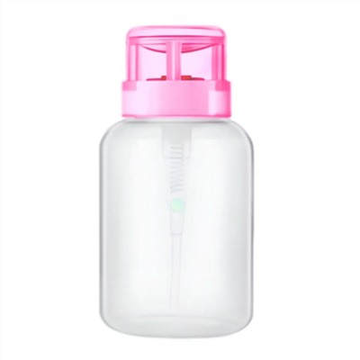 Kristaller Косметический флакон для жидкости с помпой, прозрачный, 200 мл 27751