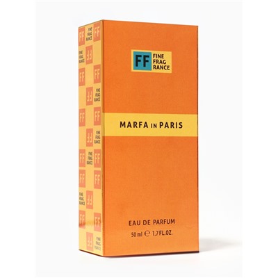 Парфюмерная вода женская Fine Fragrance Marfa In Paris, 50 мл