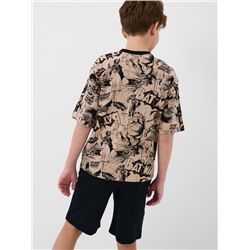 Комплект трикотажный для мальчиков: фуфайка (футболка), шорты