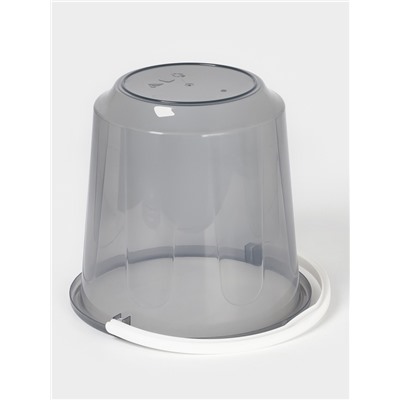 Ведро с крышкой «Хозяюшка», 5 л, d=22 см, h=22 см, пластик, МИКС