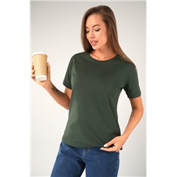 Женская базовая хлопковая футболка Happyfox