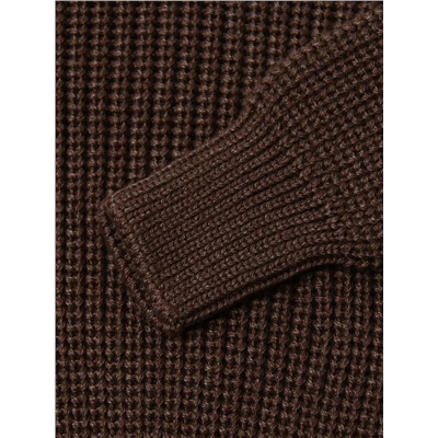 Джемпер вязаный Крошка Я, рост 68-74 см, коричневый