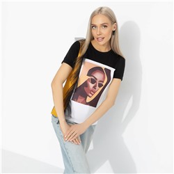 Футболка с объемным декором, Уверенно моя