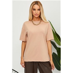 Футболка оверсайз женская ГБ4000-ФЖ (Бежевый)