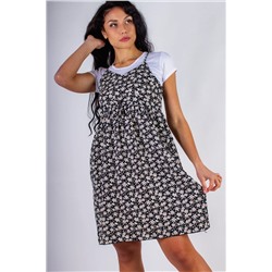Сарафан с кокеткой+Футболка арт. 8686 НАТАЛИ, 1113943