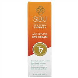 Sibu Beauty, Омолаживающий антивозрастной крем для глаз с облепихой, 5 жидких унций (15 мл)