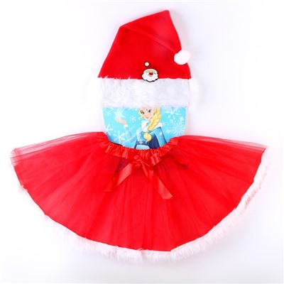 Карнавальный набор «Новогодний»: юбка, колпак, рост 104-116