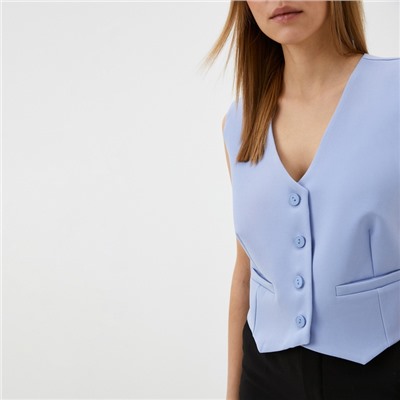 Жилет женский MIST: Classic Collection, размер 44, голубой