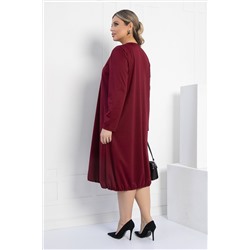Платье Я жду тебя (бордовое) П12312-15