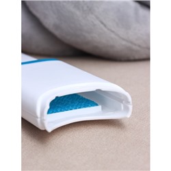Щётка для удаления шерсти и волос с одежды и мебели, 13.5×6×3 см, цвет синий