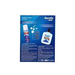 Подарочный набор косметики Gentle: пена для бритья, 200 мл + лосьон после бритья, 100 мл