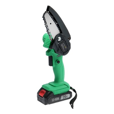 Пила цепная аккумуляторная ZITREK GreenSaw 20, 20 В, 2×1.5 Ач, шина 10 см, 5 м/с