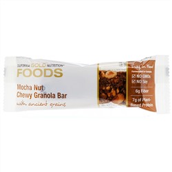 California Gold Nutrition, Foods, жевательные батончики-мюсли с мокко и орехами, 12 шт., по 40 г (1,4 унции) каждый