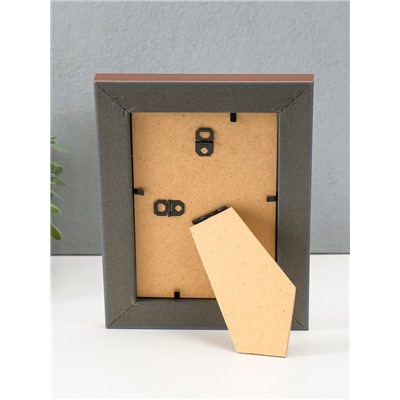 Фоторамка для фото 10×15 см «МИРАМ», пластик, розовый, (пластиковый экран)