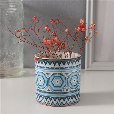 Вазон керамика «Калейдоскоп» 200 мл 7.3×7.3×7.3 см