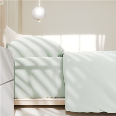 Постельное бельё 1.5-спальное LoveLife Green tea, микрофибра