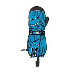 Варежки текстильные для мальчиков