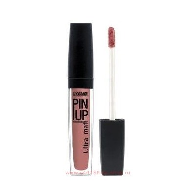 LUXVISAGE Блеск для губ Pin Up Ultra Matt тон18 Cream Praline 5 мл