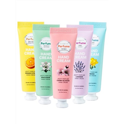 Jigott Набор парфюмированных кремов для рук 5 шт Perfume Assorted Hand Cream Set