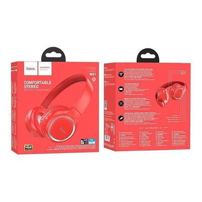 Bluetooth-наушники полноразмерные Hoco W41 (red)