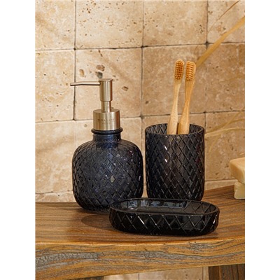 Аксессуары для ванной SL Home, 3 предмета, дозатор, мыльница, стакан