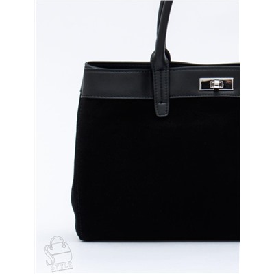 Сумка женская кожаная 999010NN black Natale Navetta