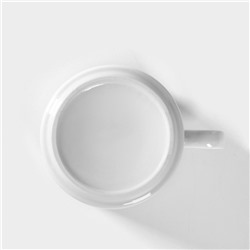 Кружка Добрушский завод «Джойс», 300 мл, фарфор, белая