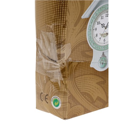 УЦЕНКА Часы настенные, серия: Маятник, «Белый домик», дискретный ход, 40×29 см, d=16 см