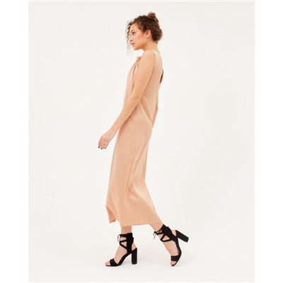 Платье миди женское MINAKU: Silk Pleasure, цвет кофе, размер 50