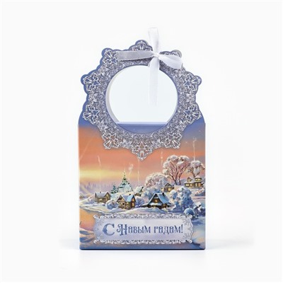 Коробка новогодняя складная «Зимняя сказка» 12×21×5 см