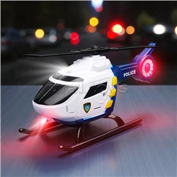 Вертолет "Полиция" 1:32 (свет, звук) в коробке