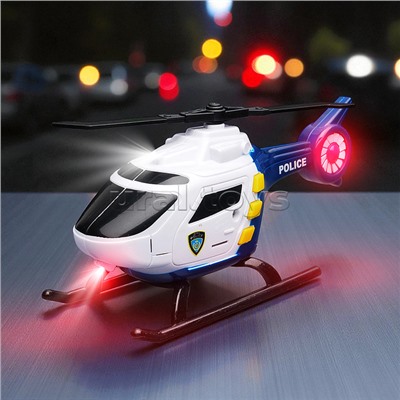Вертолет "Полиция" 1:32 (свет, звук) в коробке