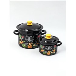 УЦЕНКА Набор кастрюль 2 пр «Рацион »: Кастрюли 2 л, 6 л