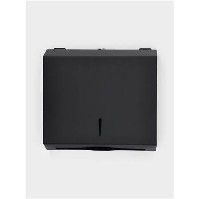 Диспенсер для бумажных полотенец в листах Stölz, 28.5×26.5×10 см, нержавеющая сталь, чёрный