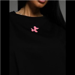 Футболка Бабл (Чёрный собачка)