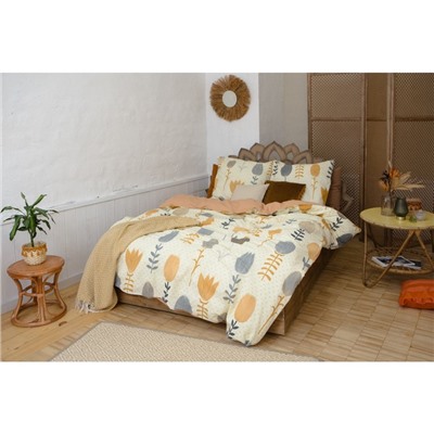 Постельное бельё 2-спальное «Этель» Autumn flowers, бязь