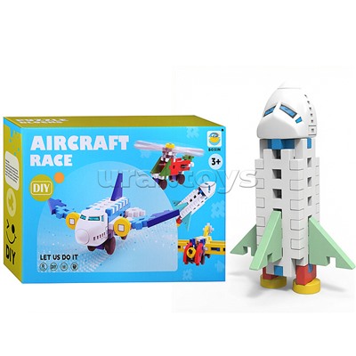 Конструктор "Самолёт-ракета" (14 дет.)