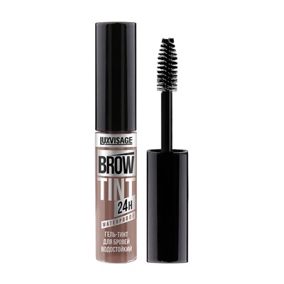 LUX visage Гель-тинт для бровей водост.№102 Brow Tint коричн.  /6