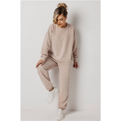 Брюки женские  194В/04/Светло-бежевый