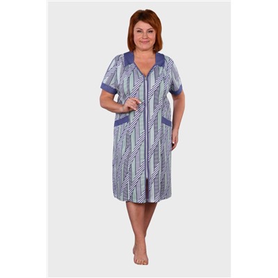 Селена - халат синий