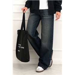 Женские джинсы багги с высокой посадкой Happyfox