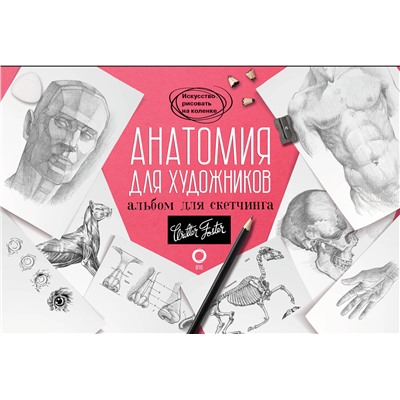 АСТ Walter Foster "Анатомия для художников. Альбом для скетчинга"