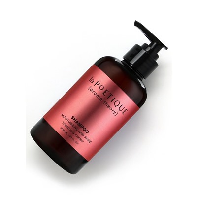 Шампунь для волос, увлажнение и блеск, 300 мл, аромат табака и вишни, LA POETIQUE