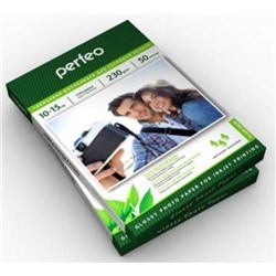 Фотобумага 10х15 50л 230г глянцевая PF-GLR4-230/50 (637210) Perfeo