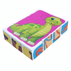 Кубики "Динозавры" 12 шт Baby Toys