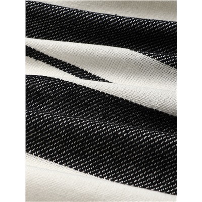 Плед с кисточками «Этель. Крупная полоса», 130×160 см, хлопок 100%