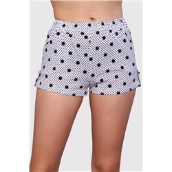 Комета - шорты черно-белый