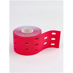 Кинезио - тейп, с перфорацией, 5 см × 5 м, розовый