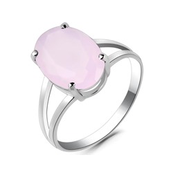 Кольцо, розовый кварц, Ю-100М40